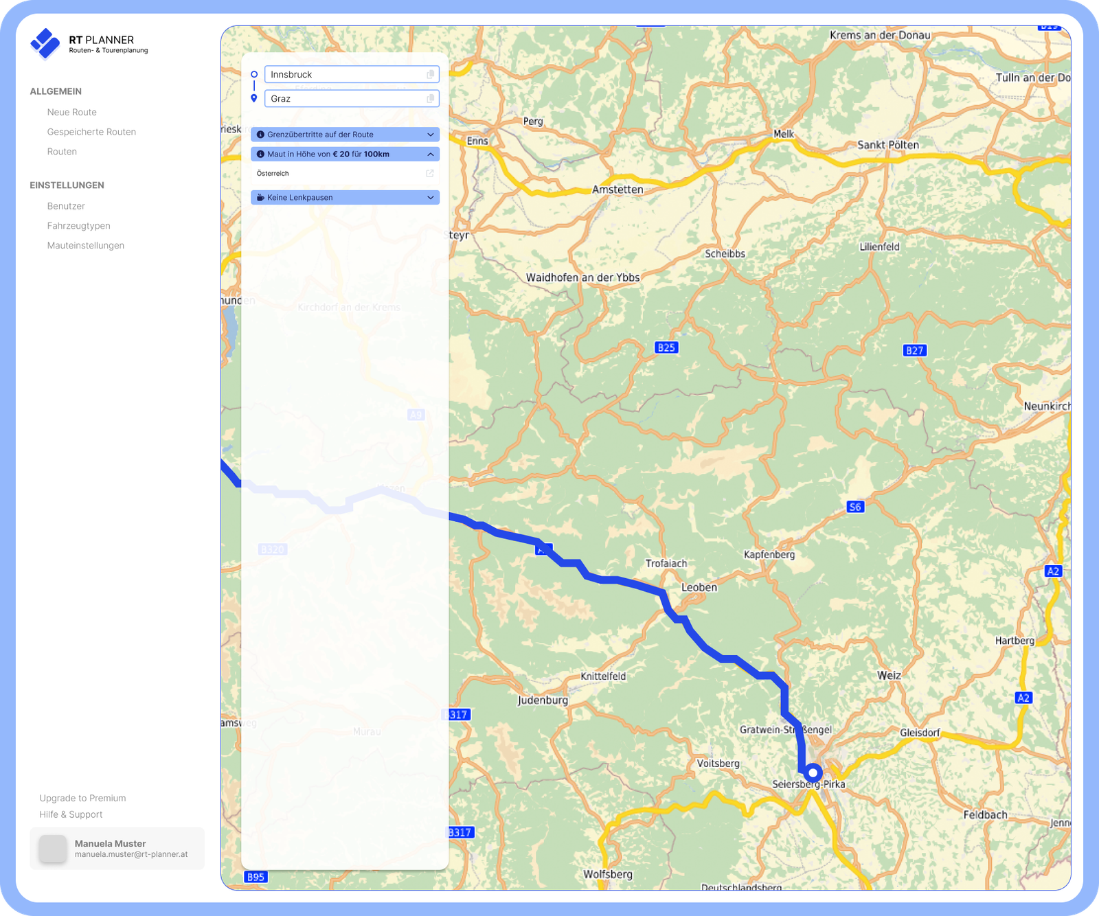 Routenplanungssoftware für Busunternehmer